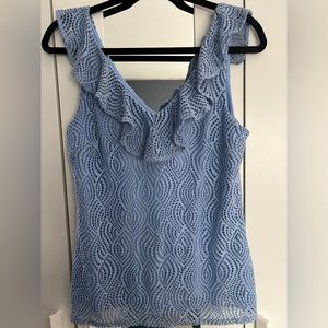 Blue tank top. Blouse. Size medium